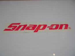 抜き文字ステッカー(赤)　Snap-on　SNP921S　スナプオン