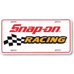 Racing License Plate [snap-on]