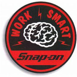 NEW Decal　　Work Smart [snap-on]