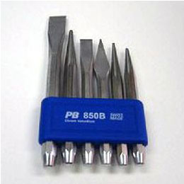 輸入工具専門ショップ (有)サンツール / ポンチタガネセット850B (6PC) PBスイスツール